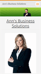 Mobile Screenshot of annsbusinesssolutions.com