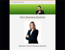 Tablet Screenshot of annsbusinesssolutions.com